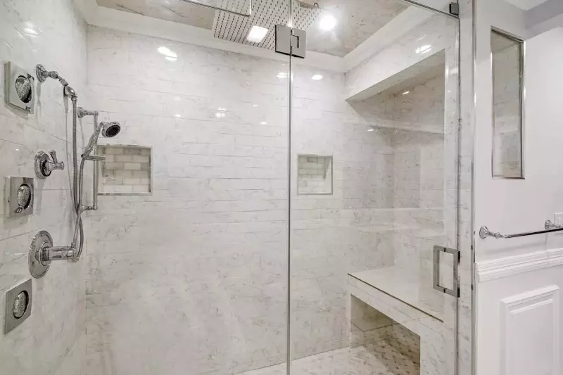 Grey and White Bathroom