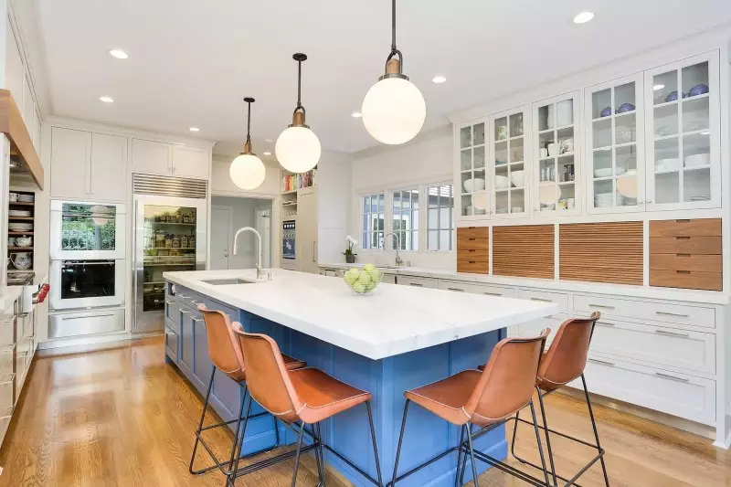 Blue Kitchen Cabinets