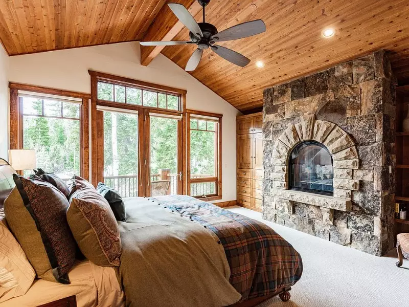 Stacked Stone Fireplace Ideas