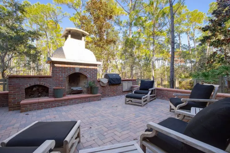 Outdoor Wood Burning Fireplace