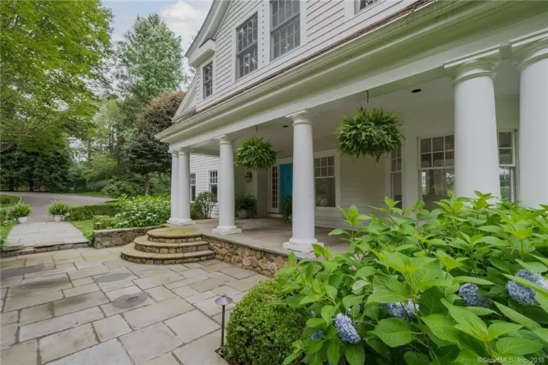 Stone Front Porch
