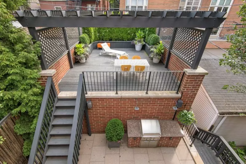 Deck Pergola and Fence