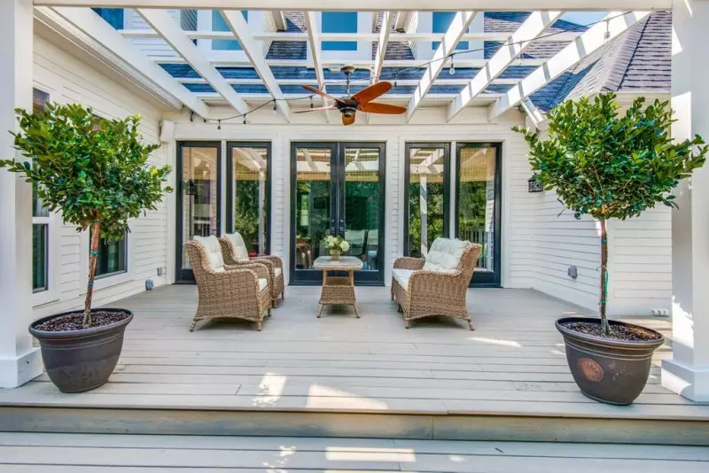 Pergola Attached to House